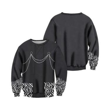 Imagem de Moletom Infantil K-POP Para Halloween, Top Versátil De Outono/Inverno 