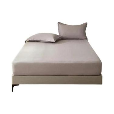 Imagem de Lençol Com Elástico Macio Para Cama De Solteiro, Casal, Queen E King S