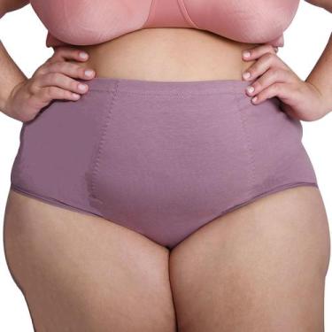 Imagem de Calcinha Plus Size Super Alta Pós Parto em Algodão - Vi Lingerie, 52, 