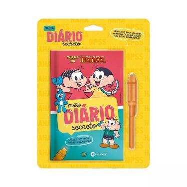 Imagem de Livro Infantil Culturama Meu Diário Secreto Turma da Mônica com Caneta Mágica