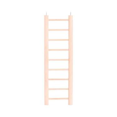 Imagem de Escada De Madeira De 13 Degraus Para Pássaros, Brinquedo Suspenso Para