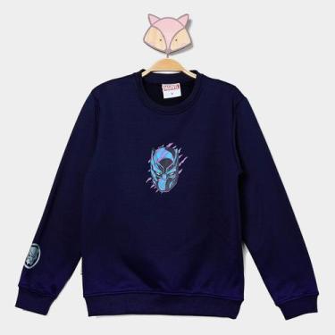 Imagem de Moletom Infantil Mooncity Menino, Marinho, 14A