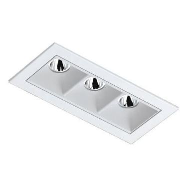 Imagem de Spot Embutir Triplo Interlight 7w 2700k 4992 Ma S Cor Branco  Branco -