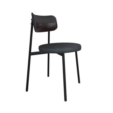 Imagem de Cadeira Kyta Fixa com 4 Pés 50 X 44,7 X 83,8 Cm com 1 Unidade - Metali