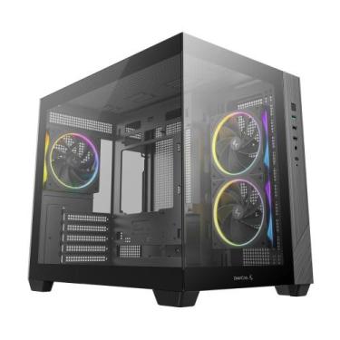 Imagem de Gabinete Gamer Deepcool CG330 Aquário Micro ATX 3 Fans ARGB USB 3.0 Pr