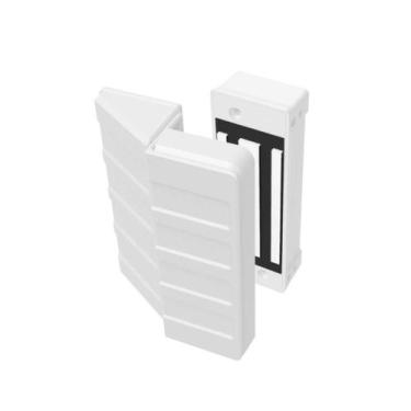Imagem de Fechadura Eletroímã para Portas até 150kg Al150 Cor Branco - AGL, Bran