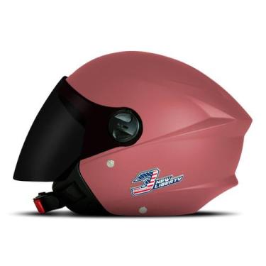 Imagem de Capacete Aberto Masculino Feminino Protork New Liberty 3 Elite Com Vis