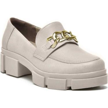 Imagem de Sapato Loafer Feminino Tratorado Moda 23-7507 Via Marte, Saara, 38