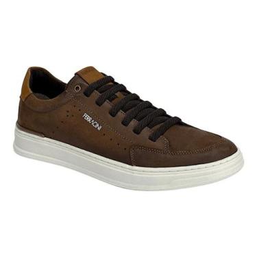 Imagem de Sapatênis Ferracini Gold Masculino 2074F Chocolate, Chocolate, 42
