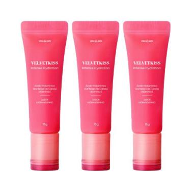 Imagem de 3un Hidratante labial Velvet kiss moranguinho 15g - Luci Luci