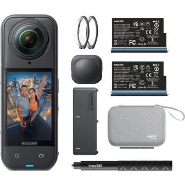 Imagem de Câmera insta360 x5 360 8k essentials bundle combo