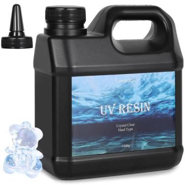 Imagem de Resina UV Lenaidéal 1000 g Transparente Cristal Tipo Duro