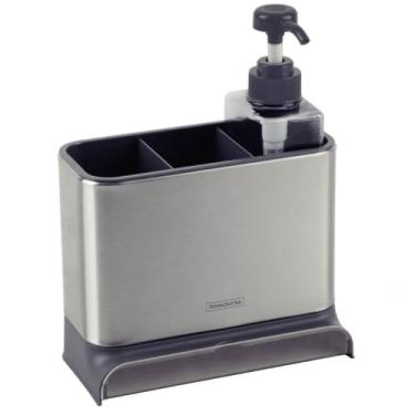 Imagem de Organizador de Pia Tramontina Plurale em Plástico e Aço Inox