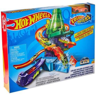 Imagem de Hot Wheels City Color Splash Estação Científica - Mattel