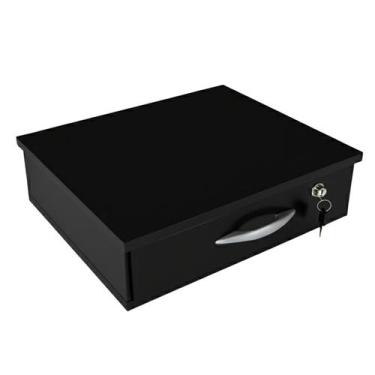 Imagem de Gaveta Caixa Com Separador De Cédulas E Moeda Preto - Instalojas