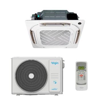 Imagem de Ar Condicionado Split Cassete 4 Vias Elgin Eco Inverter 18.000 Btus Qu