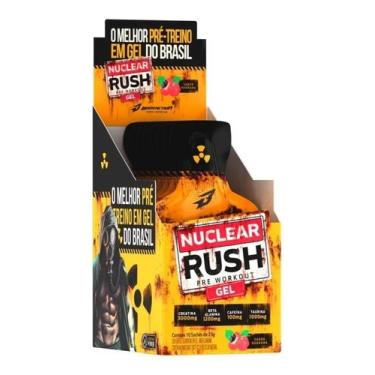 Imagem de Pre Treino Nuclear Rush Gel 10 Sachê Bodyaction Fr Vermelhas - Congrat