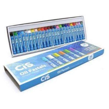 Imagem de Giz Pastel Oleoso Cis - 24 Cores - Sertic