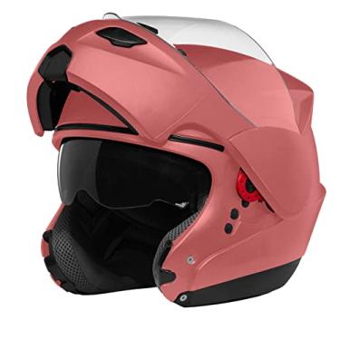 Imagem de CAPACETE ESCAMOTEÁVEL PRO TORK ATTACK ELITE FOSCO ROSA BEBÊ TAM. 56