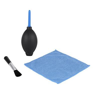 Imagem de Escova de pó para lentes limpas Taidda, kit de pano de limpeza de escova de limpeza de tela de lentes de câmera portátil durável para câmeras DSLR para manter sua câmera limpa
