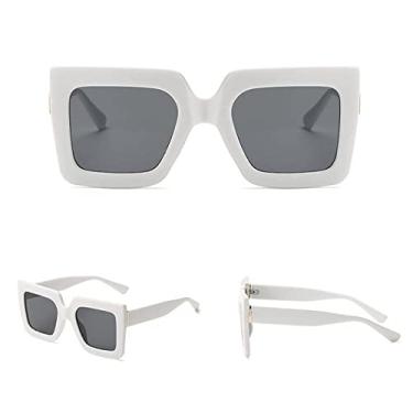 Imagem de Square Oversized Sunglasses Women Fashion Sun Glasses Female Lady Designer Vintage Shades,7,China