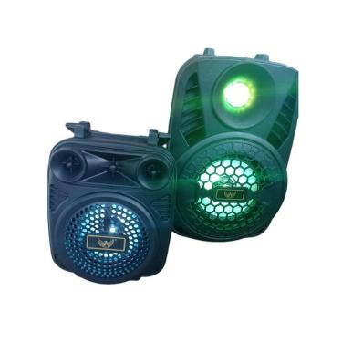 Imagem de Kit Caixa Som Bluetooth Radio Fm Mini Caixa Bluetooth Mp3 Sd