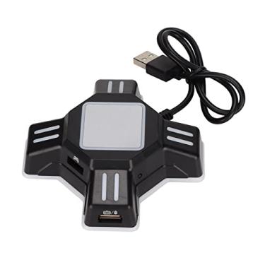 Imagem de Conversor de teclado e mouse, adaptador de teclado de mouse USB compatível universal preto plug and play ABS para controlador de jogos