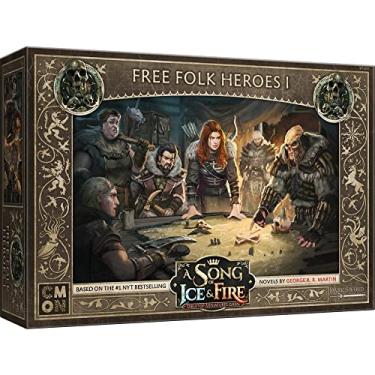 Imagem de CMON - Song of Ice & Fire: Free Folk Heroes Box 1 - Jogo de Mesa - 2+ Jogadores - Fantasia - Miniaturas, Cartas, Fichas, Cartas de Táticas - Idade Mínima: 168 Anos - Idade Máxima: 9999 Anos