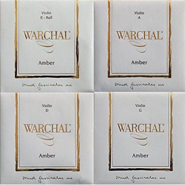 Imagem de Warchal Cordas de violino âmbar 4/4, ponta esférica E