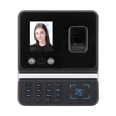 Imagem de BHDK Máquina biométrica de presença de impressão digital, cartão de senha inteligente, relógio de ponto de funcionário com tela colorida de 2,8 polegadas, máquina profissional para check-in de funcionários (EUA)
