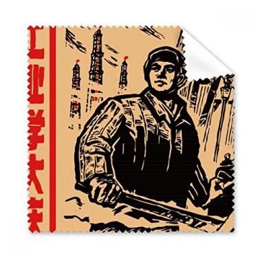 Imagem de Lâmpada de torre de martelo China pano de limpeza de telefone limpador de óculos 5 peças