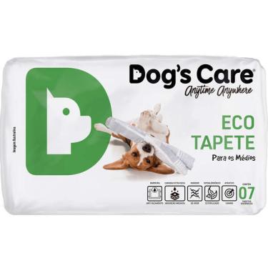 Imagem de Tapete Higiênico Dog's Care Descartável Eco Médio Porte - 7 Unidades