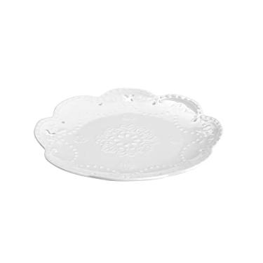 Imagem de Conjunto 6 Pratos de Porcelana Butterfly Branco 20 cm - Wolff