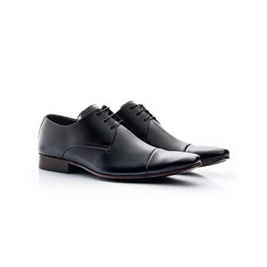 Imagem de Sapato Social Masculino Bigioni Couro Preto 307 Tamanho:44