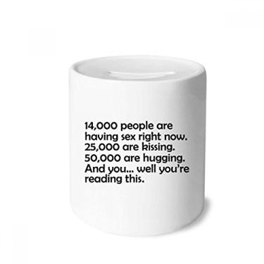 Imagem de DIYthinker Caixa de moedas de cerâmica com citação para cães no Dia dos Namorados