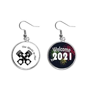 Imagem de Pingente de orelha com placa de experimentação de aparato conta-gotas, joia 2021 Blessing