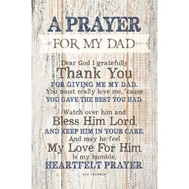 Imagem de Prayer For My Dad...New Horizons Wood Plaque with Easel