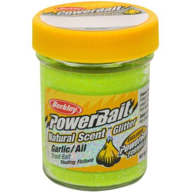 Imagem de Isca de truta com glitter natural PowerBait, Alho, Chartreuse