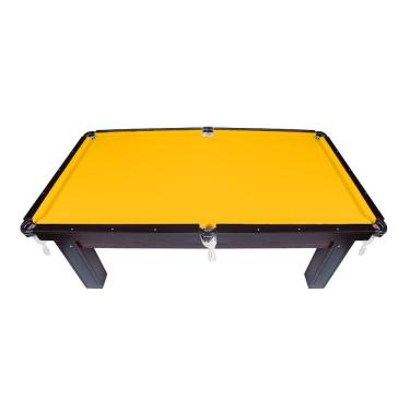 Imagem de Sinuca Black & Yellow Semioficial 2,20x1,20m