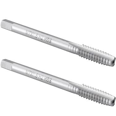 Imagem de Burkit 2 peças M7 X 1,5 Rosca Torneira Mão Direita, HSS M7 x 1,5 Torneira de Máquina Reta Canelada