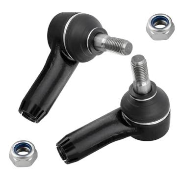 Imagem de YMAUGP Par de suspensão de terminais de direção externos do motorista dianteiro e do lado do passageiro para Audi 100 200 5000 Quattro S4 A6 S6 1989-1998 com roscas de 16 mm substitui ES2752 ES2753