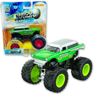 Imagem de Carrinho Furious Machines Monster Truck 1:64 Big Foot Crazy