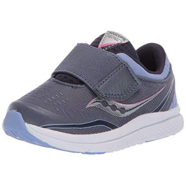 Imagem de Saucony Tênis infantil Kinvara 11 Jr, Folkstone cinza, 4.5 X-Wide Little Kid