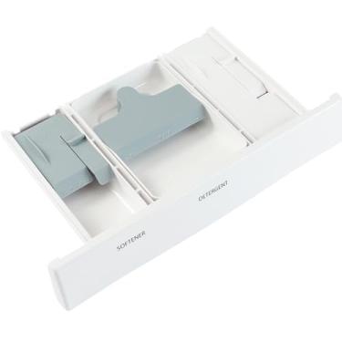 Imagem de W10861667 W10794820 W10601851 Conjunto de gaveta de dispensador de arruela compatível com Whirlpool Maytag peças de reposição de gaveta de eletrodomésticos, branco