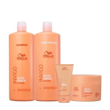 Imagem de Kit Wella Professionals Invigo Nutri-Enrich Tratamento Profundo (4 produtos)