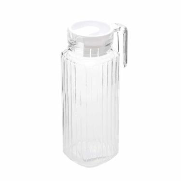 Imagem de Jarra Porta De Geladeira De Vidro Com Tampa Lyor 1lt