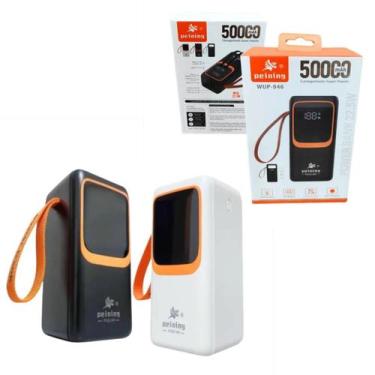 Imagem de Carregador Portátil Turbo Média 10 Cargas Celular Power Bank 50000 Uni