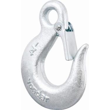Imagem de Gancho olhal fixo 3/8" 1,5t c/ trava leve galvanizado Vonder