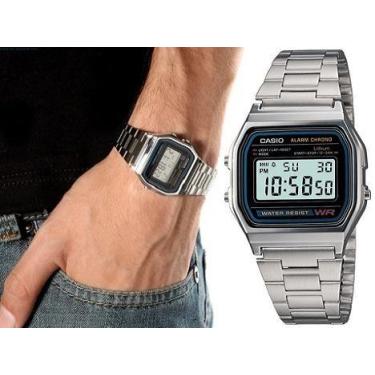 Imagem de Relógio Casio A158Wa-1Df Vintage., Prata