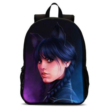 Imagem de Mochila Escolar Masculino Feminino Wandinha Volta às Aulas - UseNerd, 